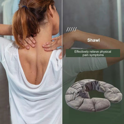 Moist Microwavable Heating Pad for Shoulder Heated Neck Protection Pack U-Shaped Cover Cervical Spine Shawl Pillow Back Warmer