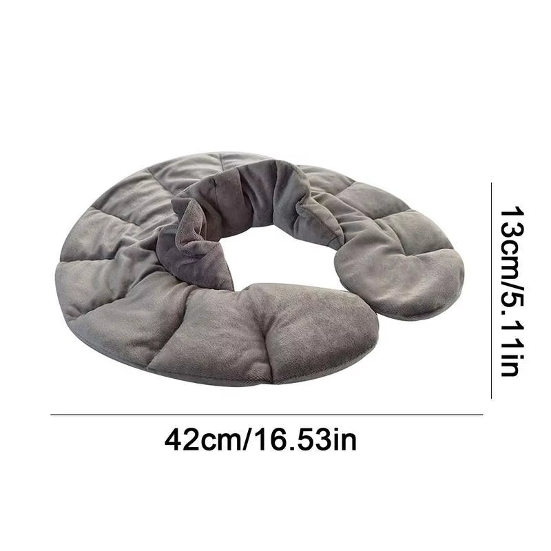 Moist Microwavable Heating Pad for Shoulder Heated Neck Protection Pack U-Shaped Cover Cervical Spine Shawl Pillow Back Warmer