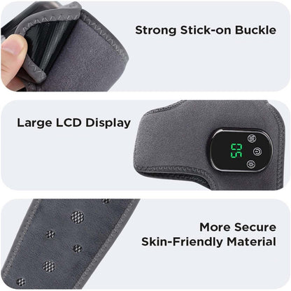 Foot Massager, Portable Naxir Foots Revive Massager, Wireless Feet Renew Triple Therapy Massager, 3-Speed Vibration & 5-Temperature Settings for Home Office Travel, Comfort Relaxation(1Pc)