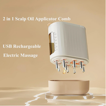 Electric Scalp Massager & Hair Growth Comb